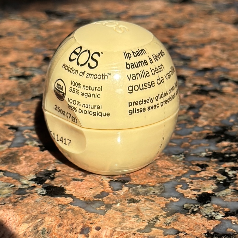 EOS Vanilla Bean Lip Balm Brand New Sealed limited edition